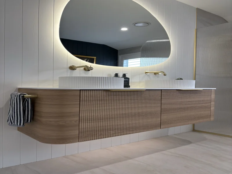 Luxury bathroom vanity